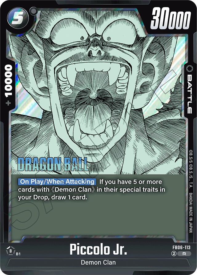 Piccolo Jr. [Manga Booster 01] | Cards and Coasters CA