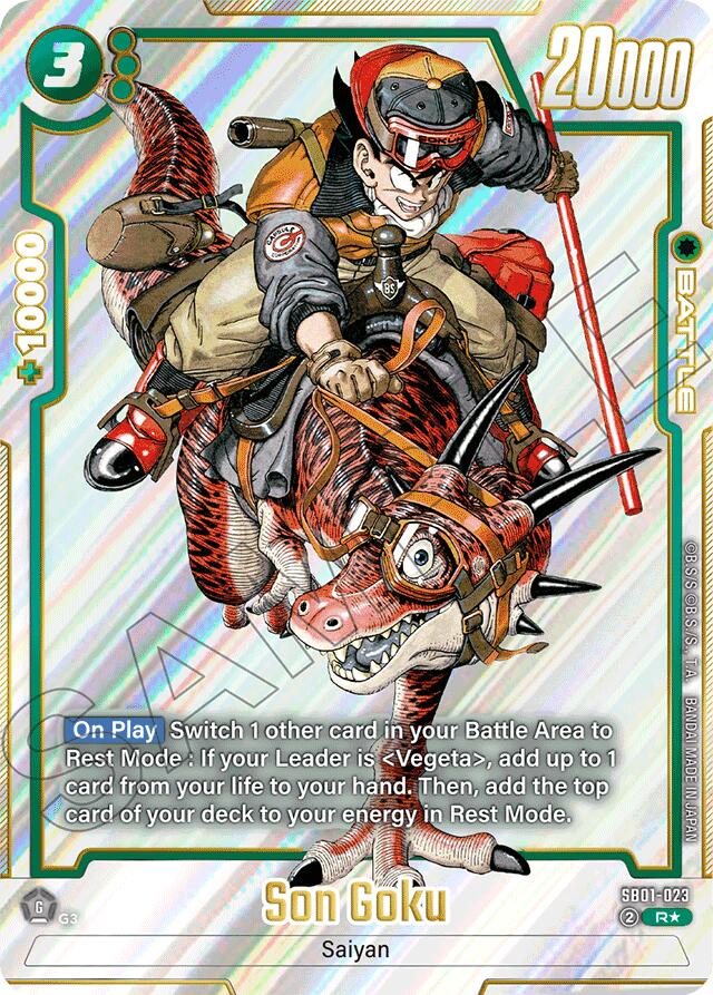 Son Goku (SB01-023) (Alternate Art) [Manga Booster 01] | Cards and Coasters CA