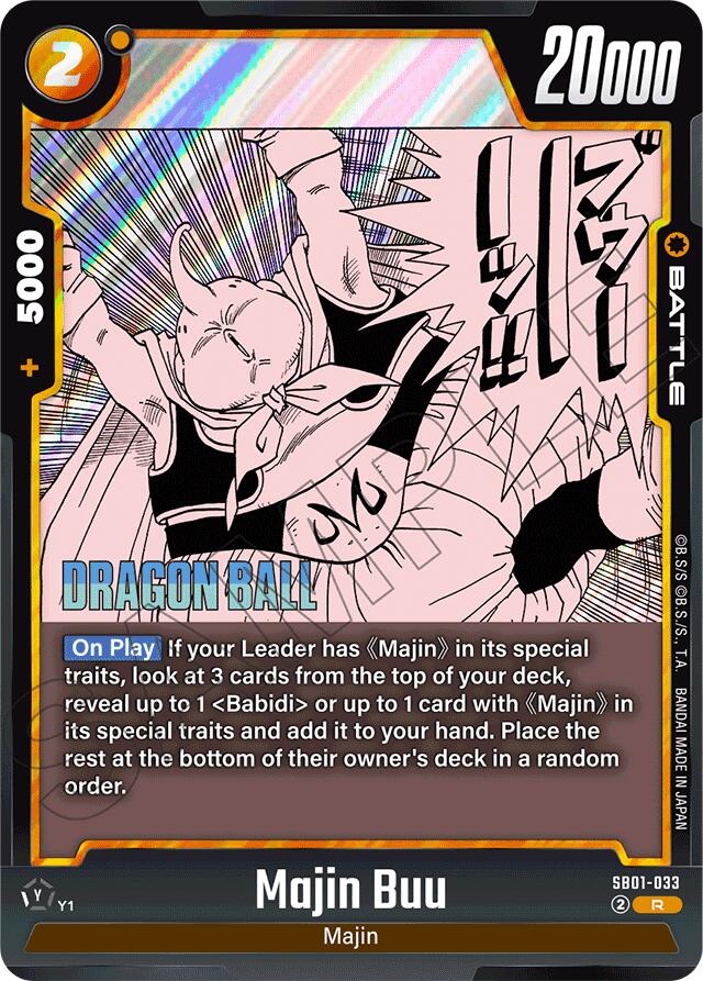 Majin Buu [Manga Booster 01] | Cards and Coasters CA