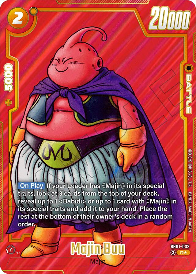 Majin Buu (Alternate Art) [Manga Booster 01] | Cards and Coasters CA