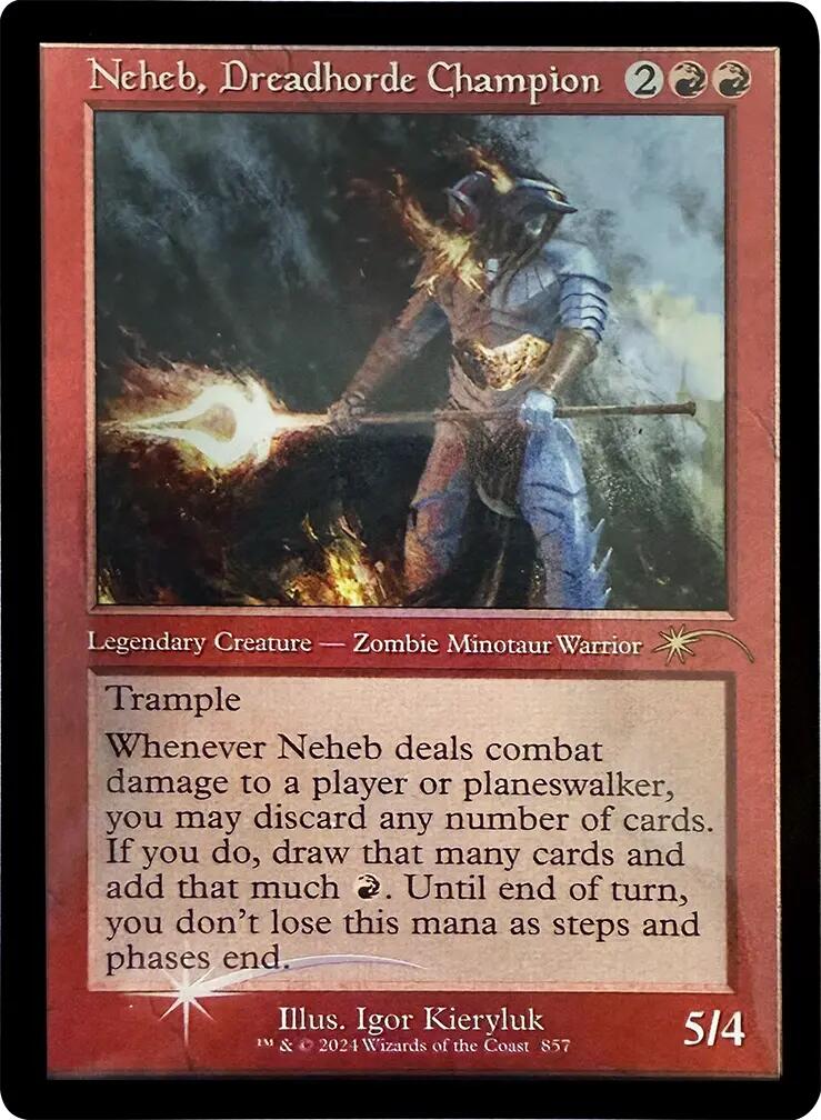 Neheb, Dreadhorde Champion (Retro Frame) [Secret Lair Drop Series] | Cards and Coasters CA