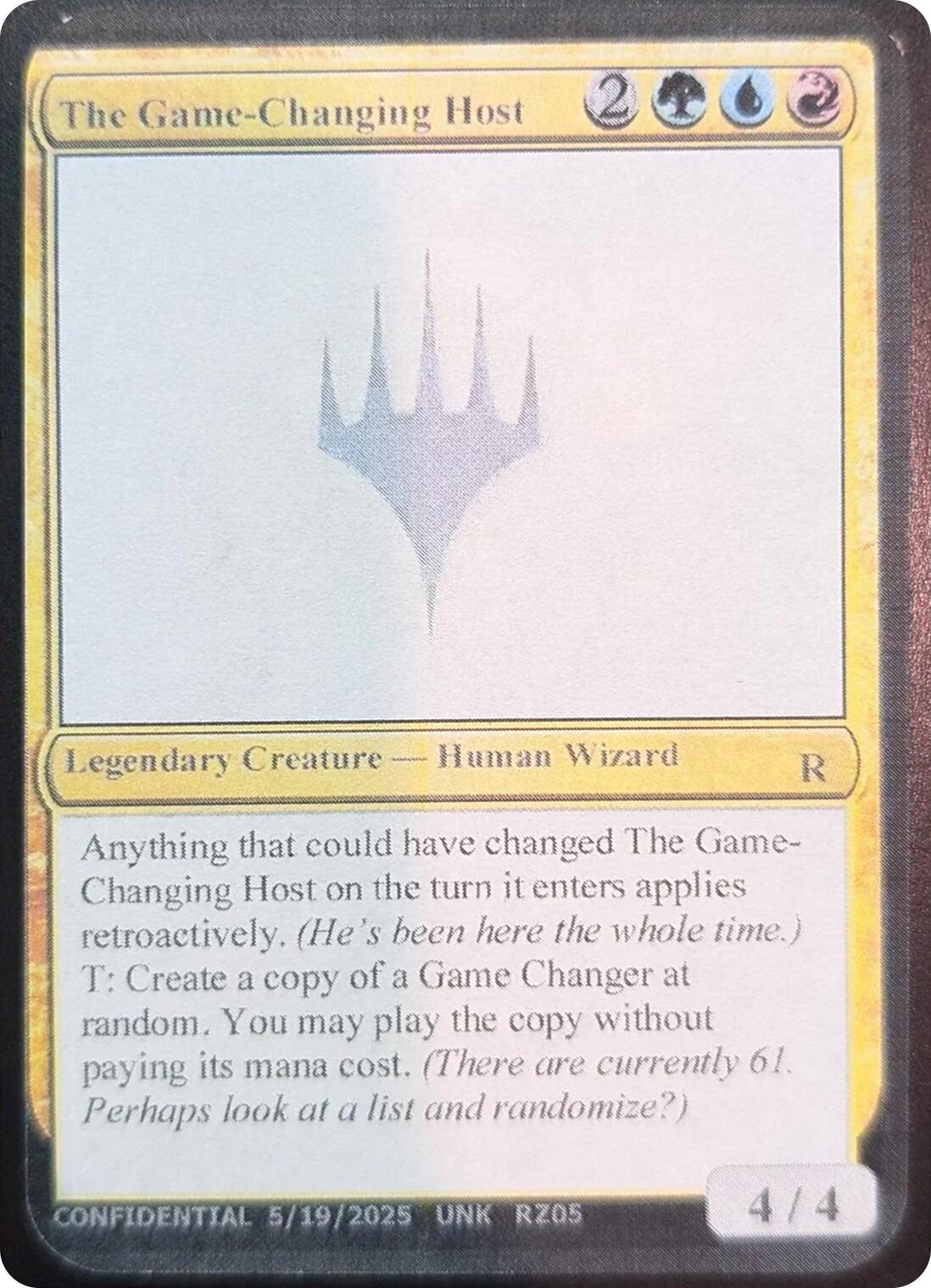 The Game-Changing Host [Unknown Event] | Cards and Coasters CA