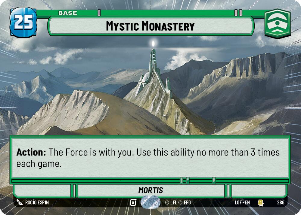 Mystic Monastery (286) (Hyperspace) (286) [Legends of the Force] | Cards and Coasters CA
