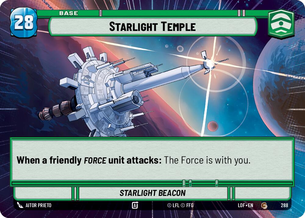 Starlight Temple // Experience (288 // t04) (Hyperspace) (288 // T04) [Legends of the Force] | Cards and Coasters CA