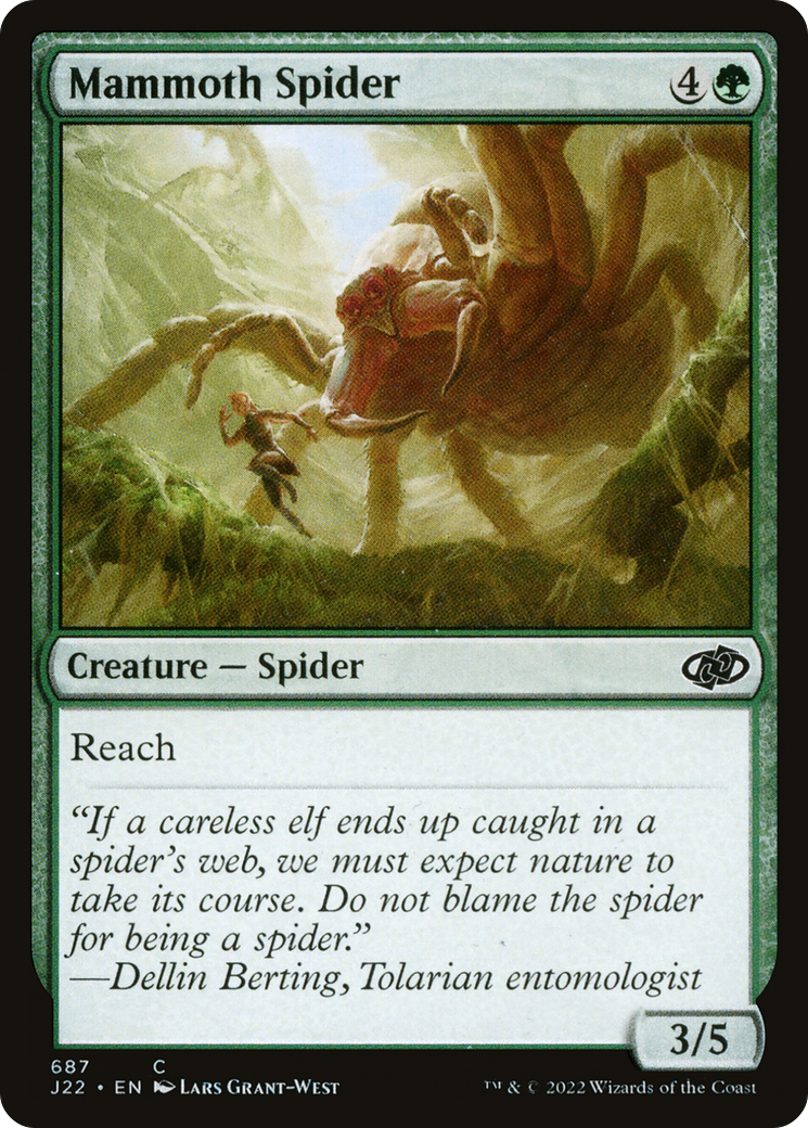 Mammoth Spider [Jumpstart 2022] | Cards and Coasters CA