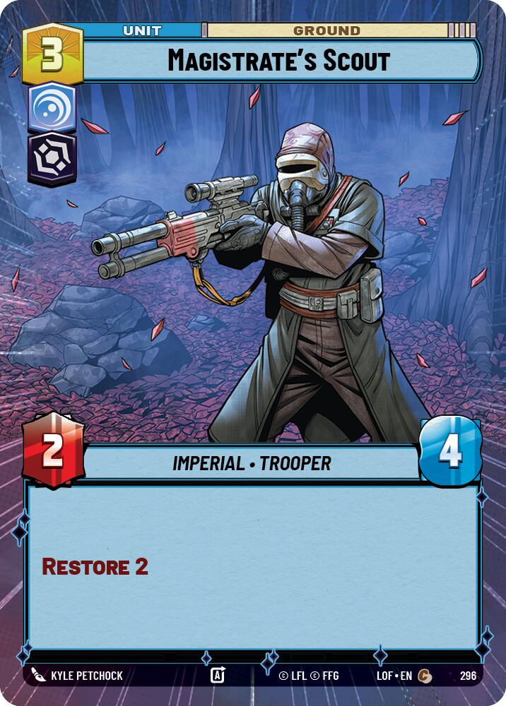 Magistrate's Scout (296) (Hyperspace) (296) [Legends of the Force] | Cards and Coasters CA