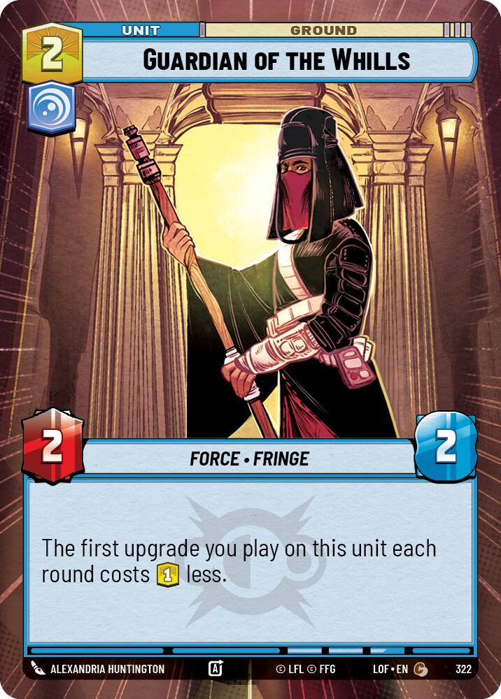 Guardian of the Whills (322) (Hyperspace) (322) [Legends of the Force] | Cards and Coasters CA