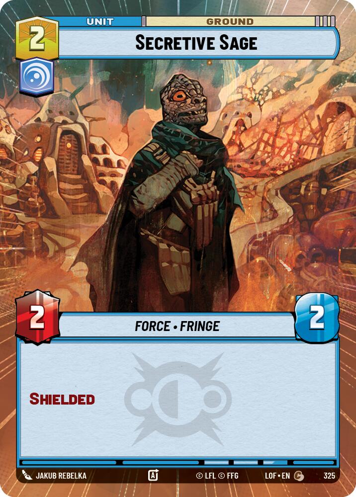 Secretive Sage (325) (Hyperspace) (325) [Legends of the Force] | Cards and Coasters CA