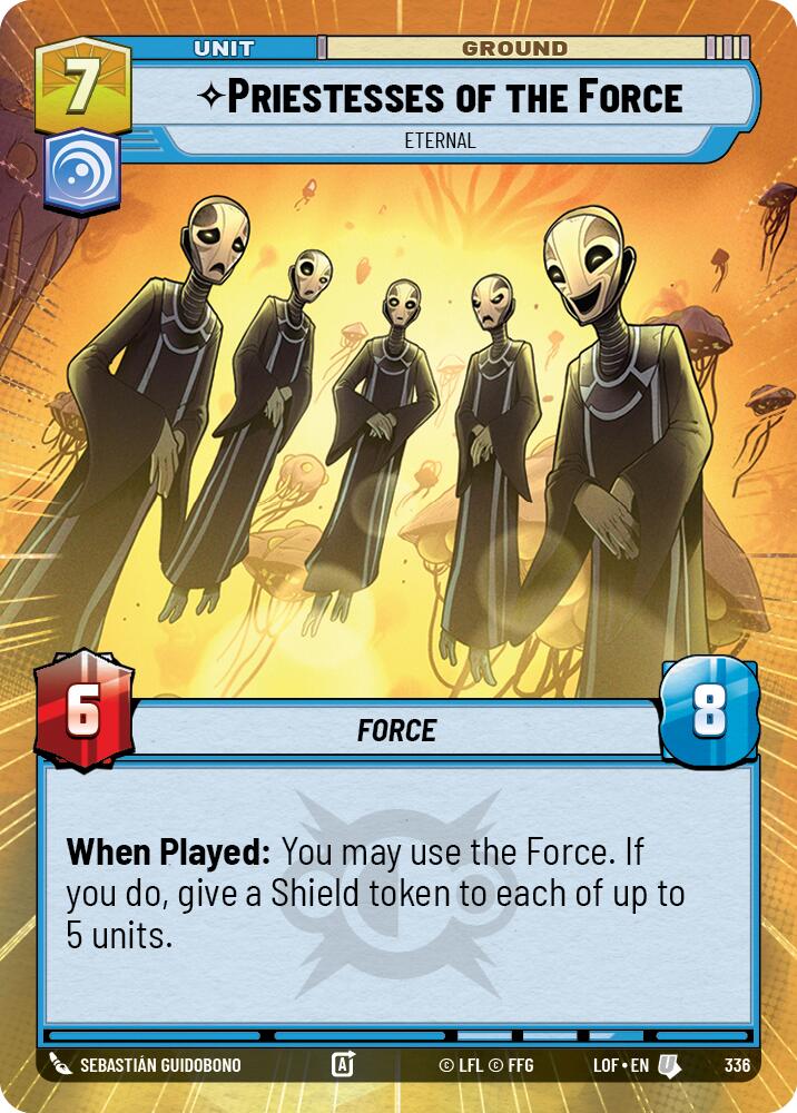 Priestesses of the Force - Eternal (336) (Hyperspace) (336) [Legends of the Force] | Cards and Coasters CA