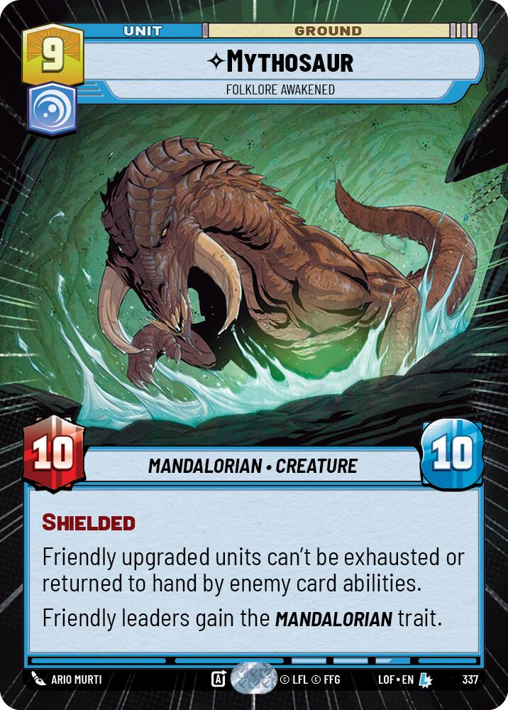 Mythosaur - Folklore Awakened (337) (Hyperspace) (337) [Legends of the Force] | Cards and Coasters CA