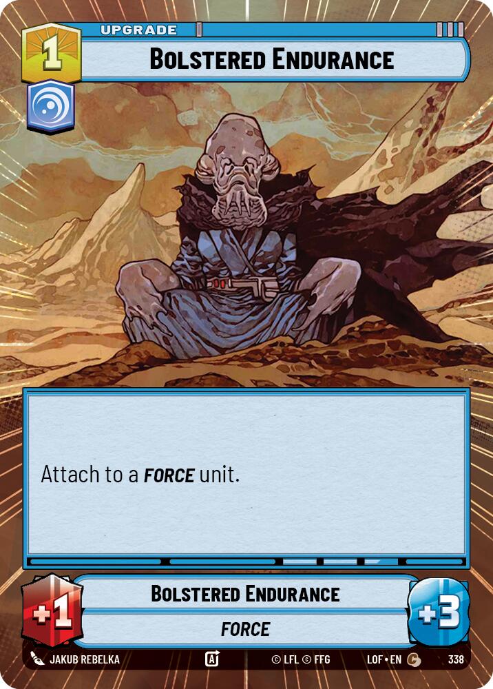 Bolstered Endurance (338) (Hyperspace) (338) [Legends of the Force] | Cards and Coasters CA