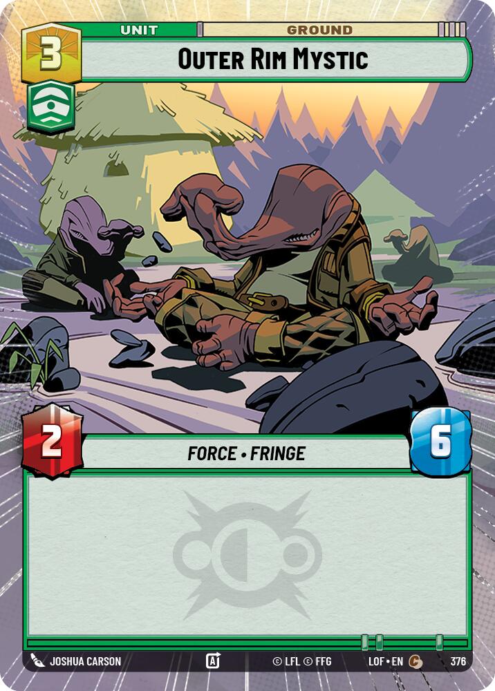 Outer Rim Mystic (376) (Hyperspace) (376) [Legends of the Force] | Cards and Coasters CA