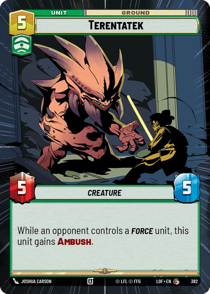 Terentatek (382) (Hyperspace) (382) [Legends of the Force] | Cards and Coasters CA