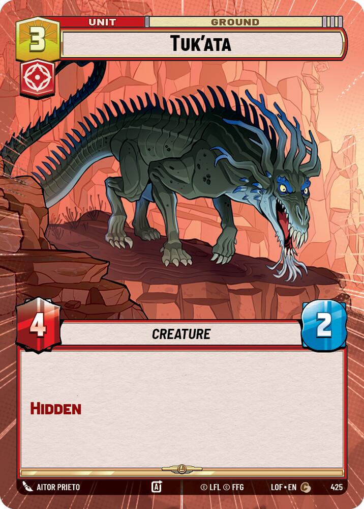 Tuk'ata (425) (Hyperspace) (425) [Legends of the Force] | Cards and Coasters CA