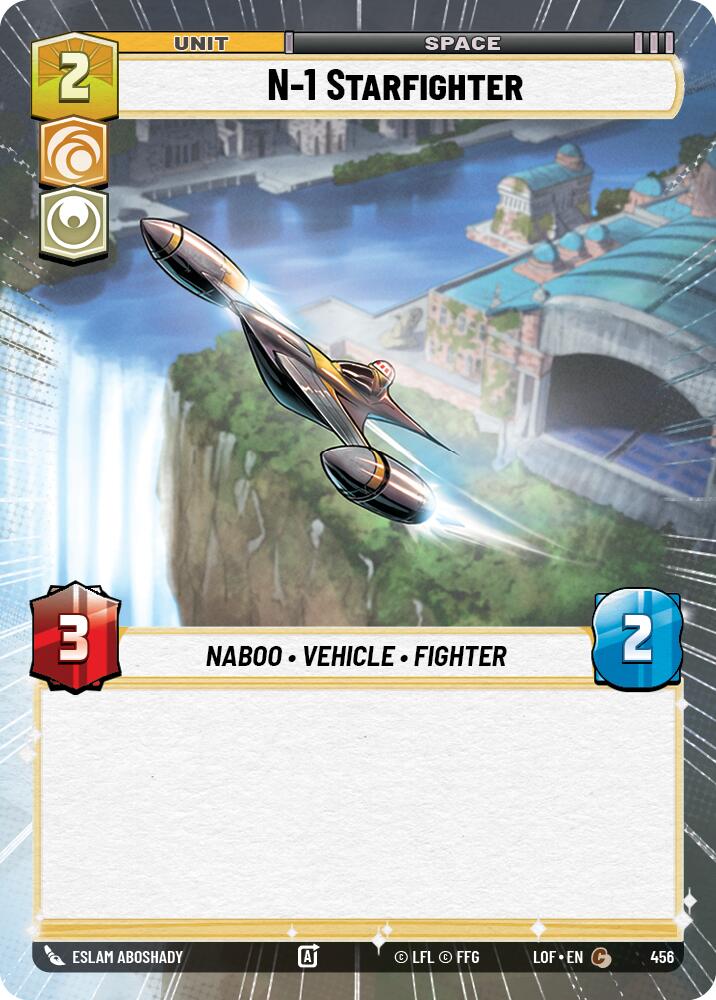 N-1 Starfighter (456) (Hyperspace) (456) [Legends of the Force] | Cards and Coasters CA