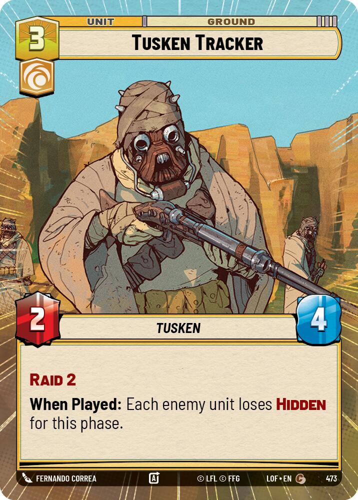 Tusken Tracker (473) (Hyperspace) (473) [Legends of the Force] | Cards and Coasters CA