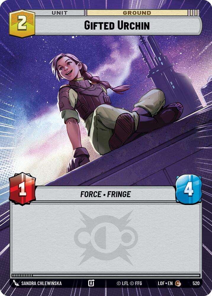 Gifted Urchin (520) (Hyperspace) (520) [Legends of the Force] | Cards and Coasters CA