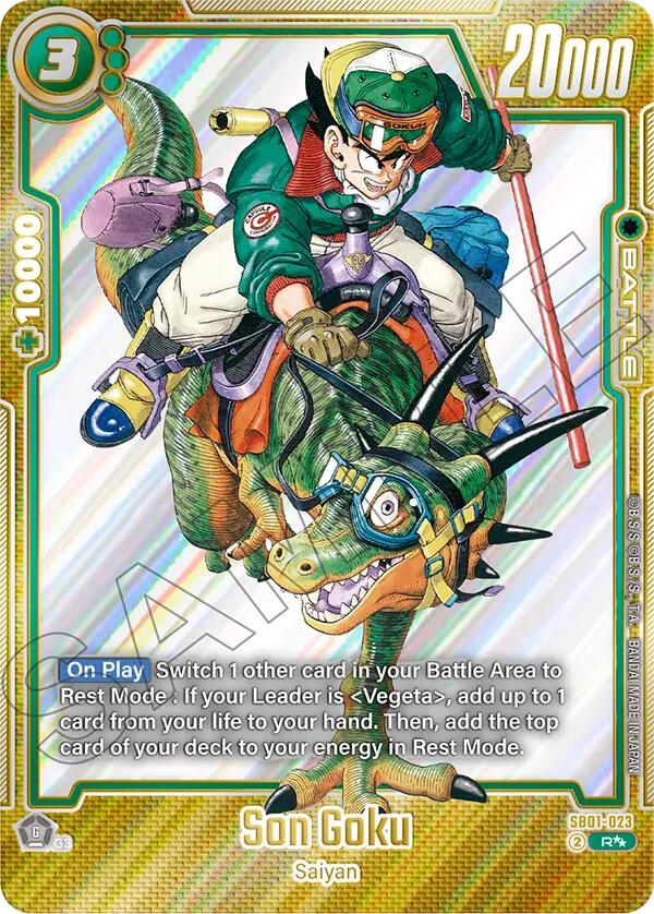 Son Goku (SB01-023) (Super Alternate Art) [Manga Booster 01] | Cards and Coasters CA