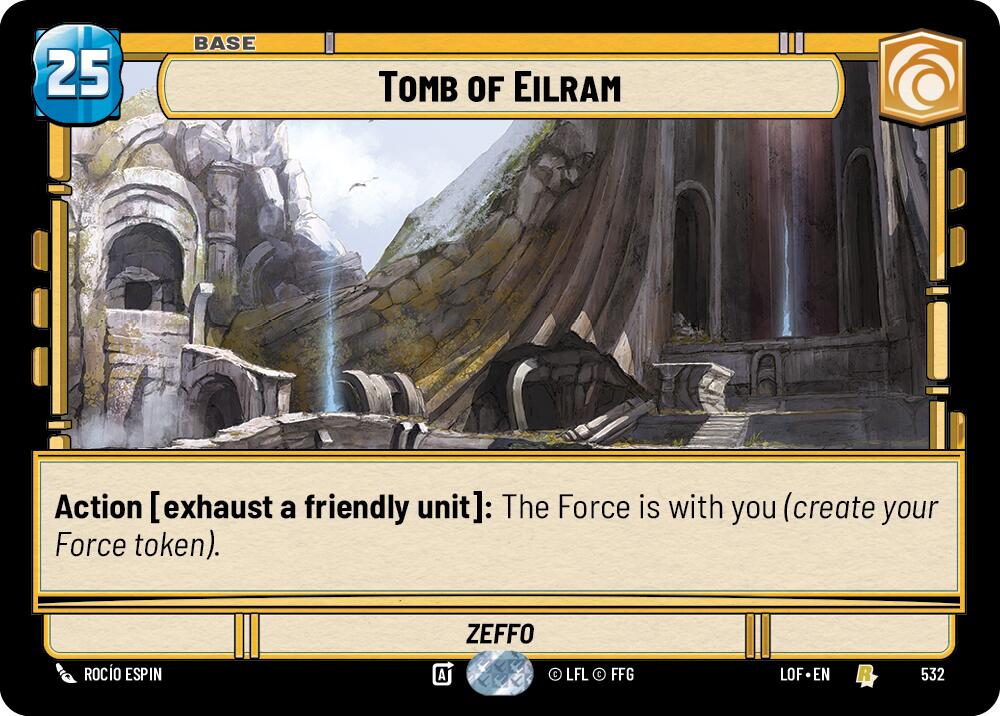 Tomb of Eilram (532) (Foil) (532) [Legends of the Force] | Cards and Coasters CA