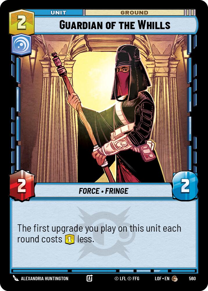 Guardian of the Whills (560) (Foil) (560) [Legends of the Force] | Cards and Coasters CA