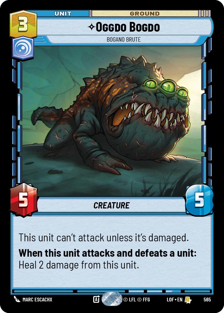 Oggdo Bogdo - Bogano Brute (565) (Foil) (565) [Legends of the Force] | Cards and Coasters CA