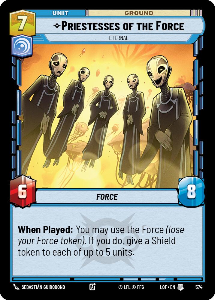 Priestesses of the Force - Eternal (574) (Foil) (574) [Legends of the Force] | Cards and Coasters CA