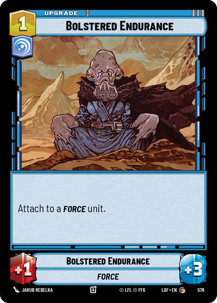Bolstered Endurance (576) (Foil) (576) [Legends of the Force] | Cards and Coasters CA