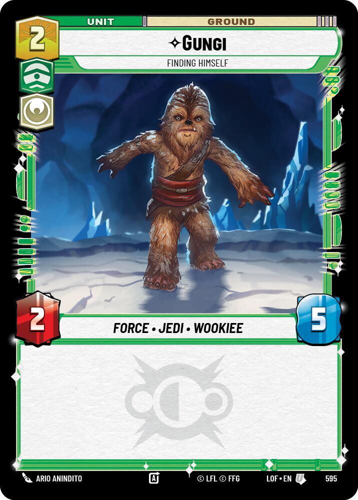 Gungi - Finding Himself (595) (Foil) (595) [Legends of the Force] | Cards and Coasters CA