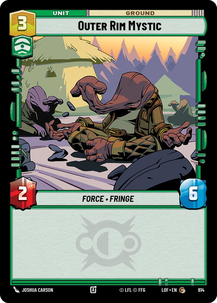 Outer Rim Mystic (614) (Foil) (614) [Legends of the Force] | Cards and Coasters CA