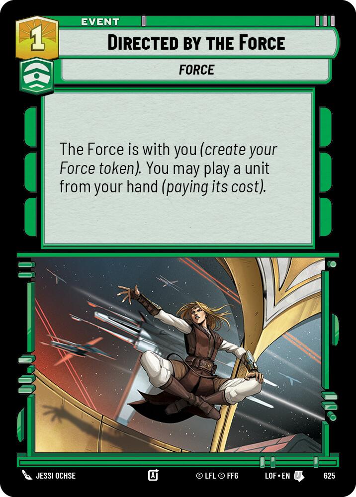 Directed by the Force (625) (Foil) (625) [Legends of the Force] | Cards and Coasters CA