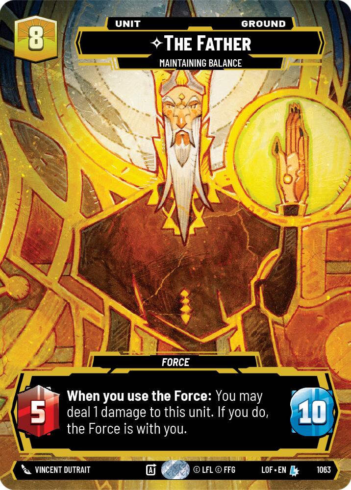 The Father - Maintaining Balance (1063) (Prestige) (1063) [Legends of the Force] | Cards and Coasters CA