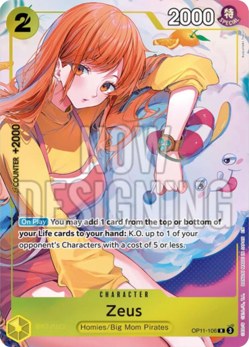 Zeus (Official Playmat - Bandai Card Games Fest 24-25 Edition) [One Piece Promotion Cards] | Cards and Coasters CA