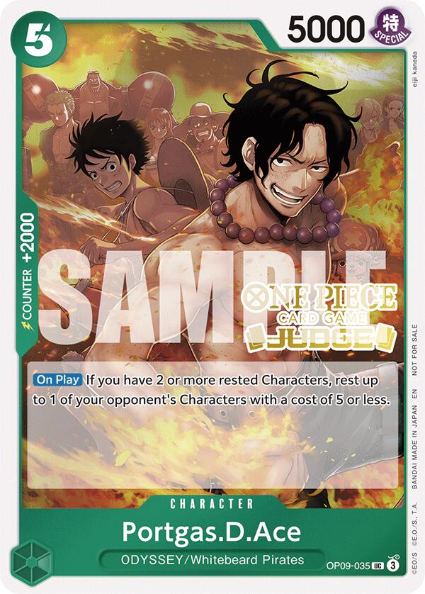 Portgas.D.Ace (Judge Pack Vol. 6) [One Piece Promotion Cards] | Cards and Coasters CA