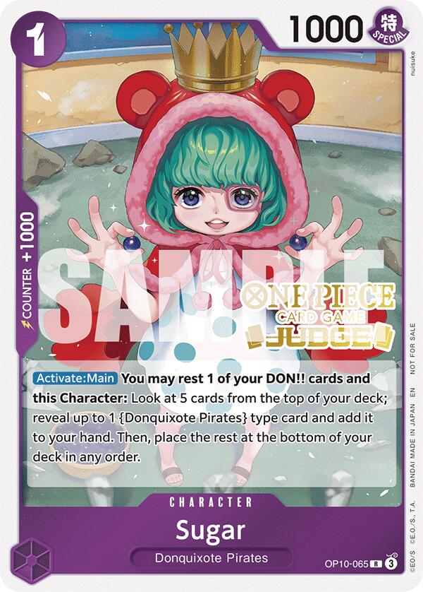 Sugar (Judge Pack Vol. 6) [One Piece Promotion Cards] | Cards and Coasters CA