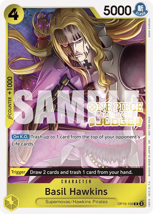 Basil Hawkins (Judge Pack Vol. 6) [One Piece Promotion Cards] | Cards and Coasters CA
