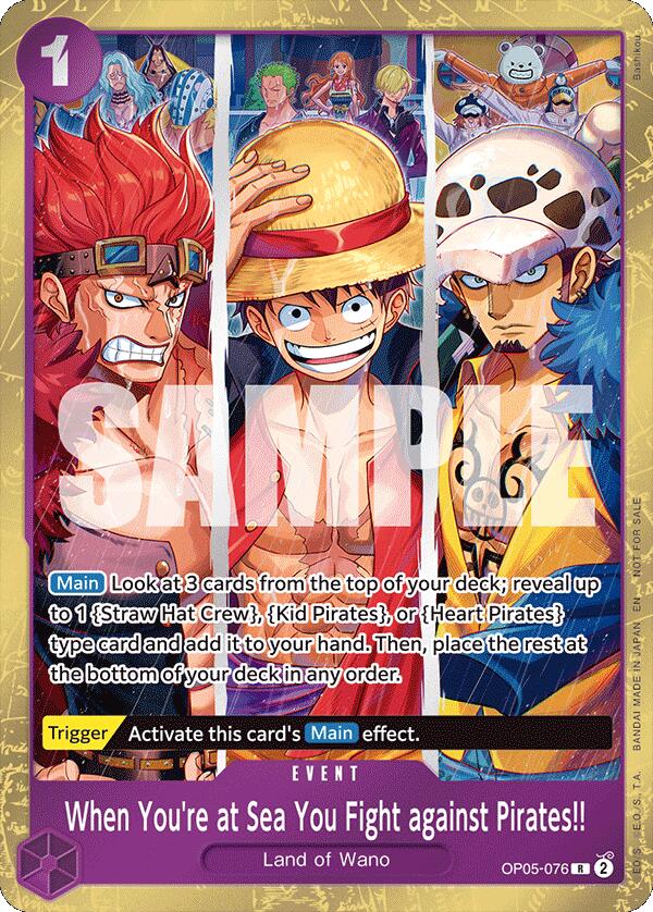 When You're at Sea You Fight against Pirates!! (2025 Pirates League Store Qualifier) [Winner] [One Piece Promotion Cards] | Cards and Coasters CA