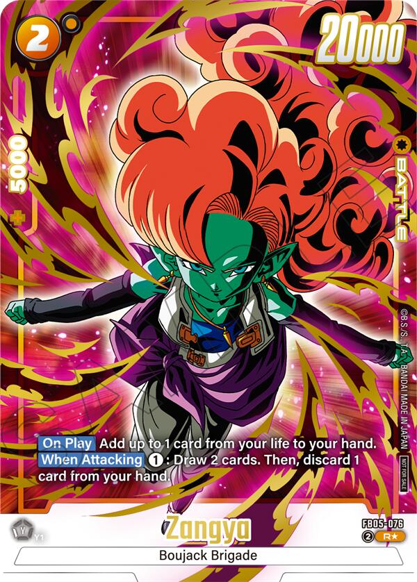 Zangya (Limited Pack 02) (Alternate Art) [Fusion World Tournament Cards] | Cards and Coasters CA