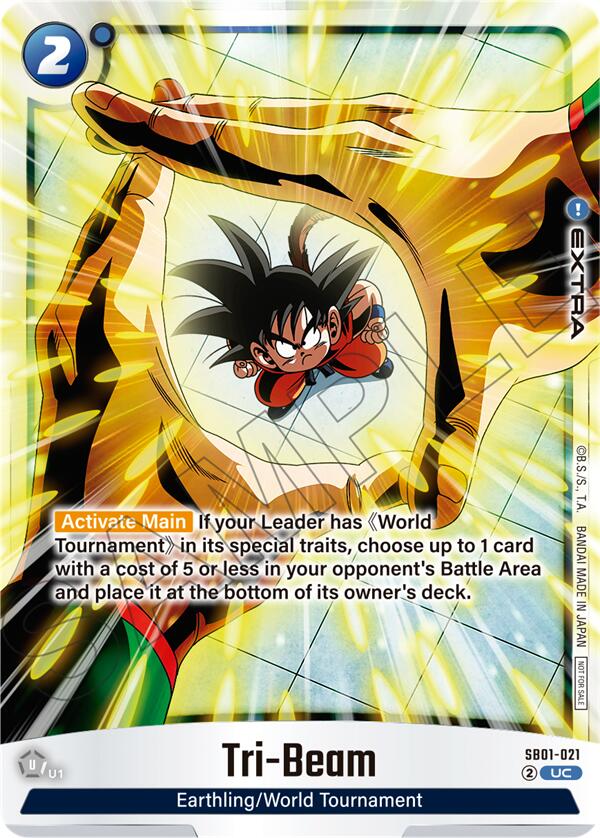 Tri-Beam (Limited Pack 02) [Fusion World Tournament Cards] | Cards and Coasters CA