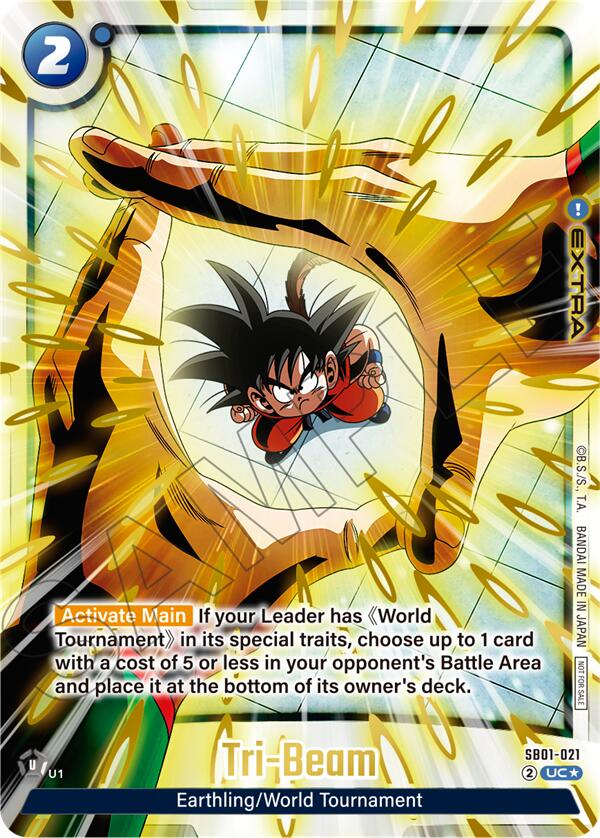 Tri-Beam (Limited Pack 02) (Alternate Art) [Fusion World Tournament Cards] | Cards and Coasters CA