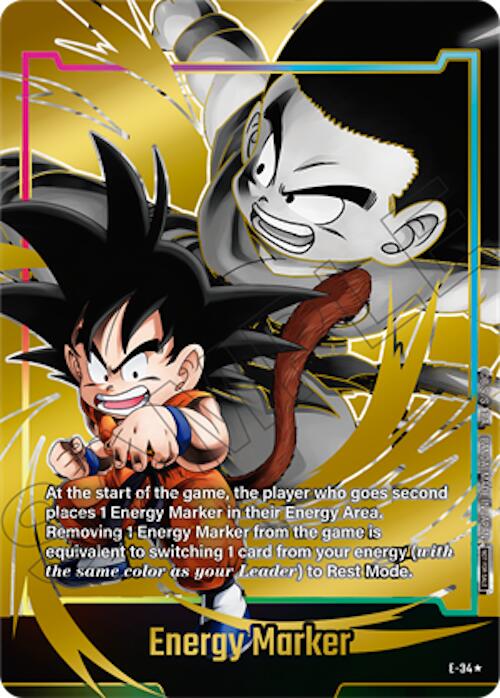 Energy Marker (E-34 Gold) [Fusion World Energy Markers] | Cards and Coasters CA