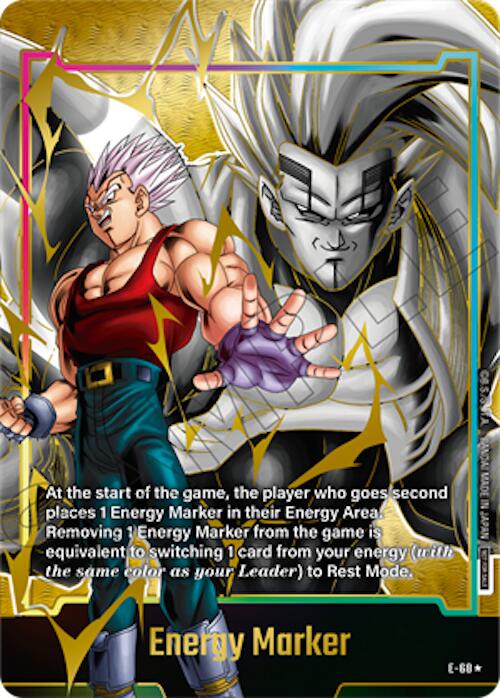 Energy Marker (E-68 Gold) [Fusion World Energy Markers] | Cards and Coasters CA