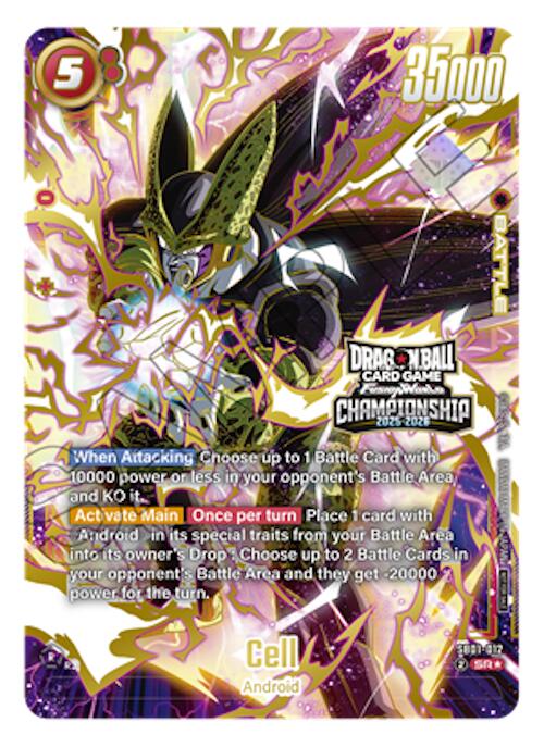 Cell (Championship 2025-2026) [Fusion World Tournament Cards] | Cards and Coasters CA