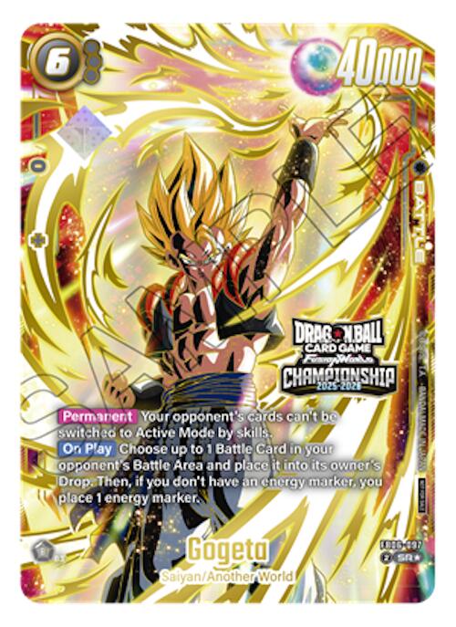 Gogeta (Championship 2025-2026) [Fusion World Tournament Cards] | Cards and Coasters CA