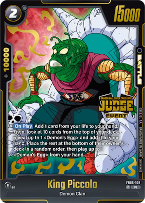 King Piccolo (Judge Pack 04 - Event) [Fusion World Tournament Cards] | Cards and Coasters CA