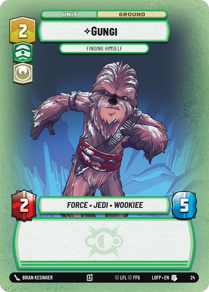Gungi - Finding Himself (24) (24) [Legends of the Force: Weekly Play] | Cards and Coasters CA