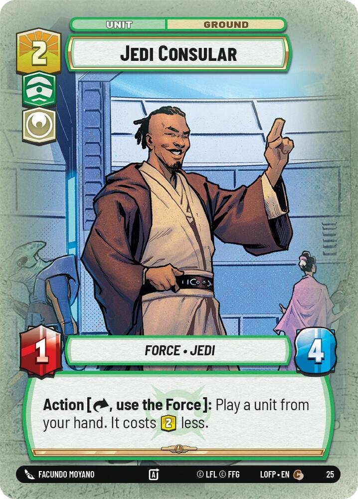 Jedi Consular (25) (25) [Legends of the Force: Weekly Play] | Cards and Coasters CA