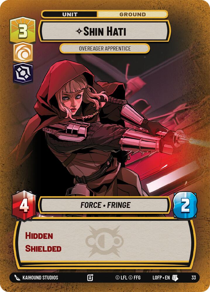 Shin Hati - Overeager Apprentice (33) (33) [Legends of the Force: Weekly Play] | Cards and Coasters CA