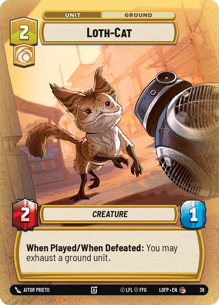 Loth-Cat (38) (38) [Legends of the Force: Weekly Play] | Cards and Coasters CA