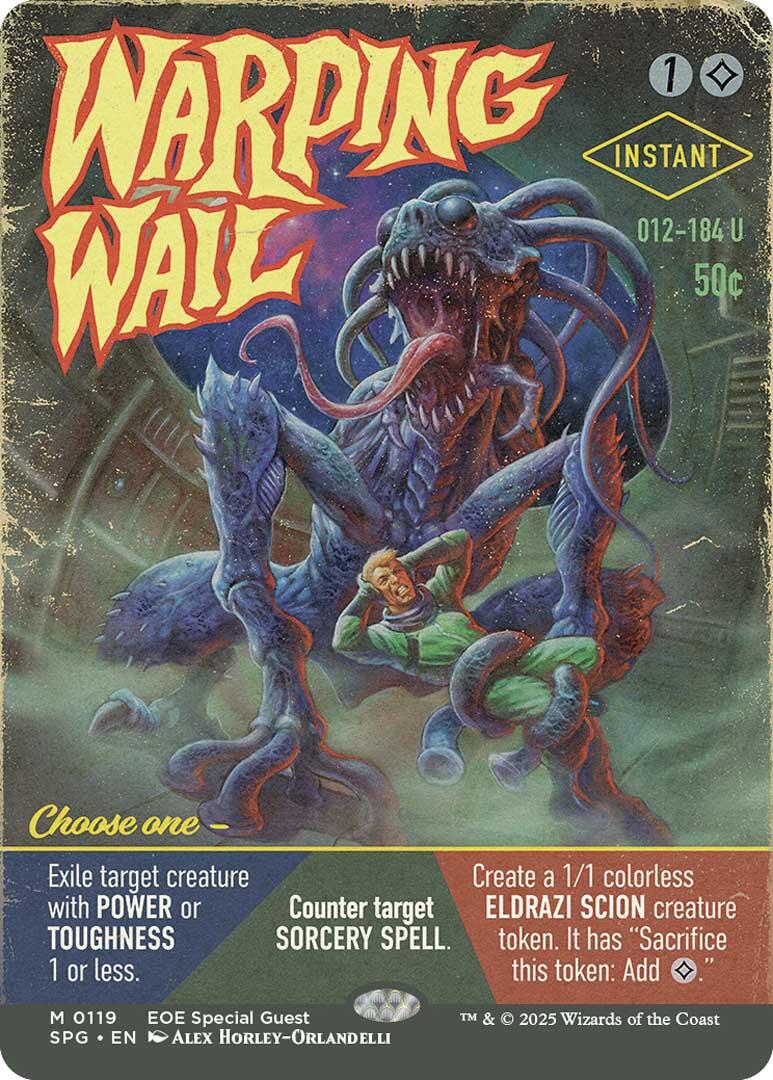 Warping Wail (Borderless) [Edge of Eternities Special Guests] | Cards and Coasters CA