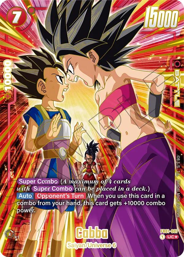 Cabba (1st Anniversary Set) [Fusion World Promotion Cards] | Cards and Coasters CA